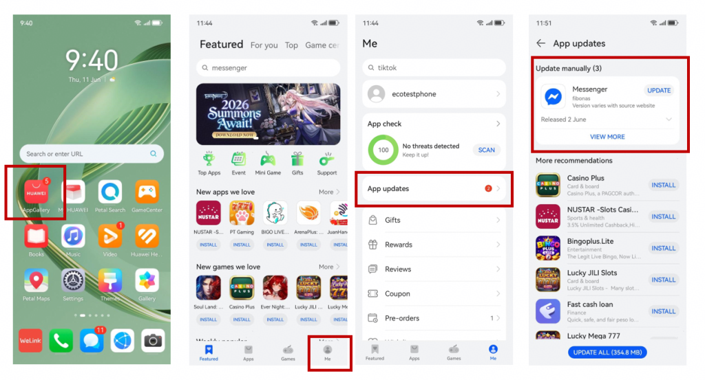 Featured image for How to Update Messenger in Huawei Without Common Errors